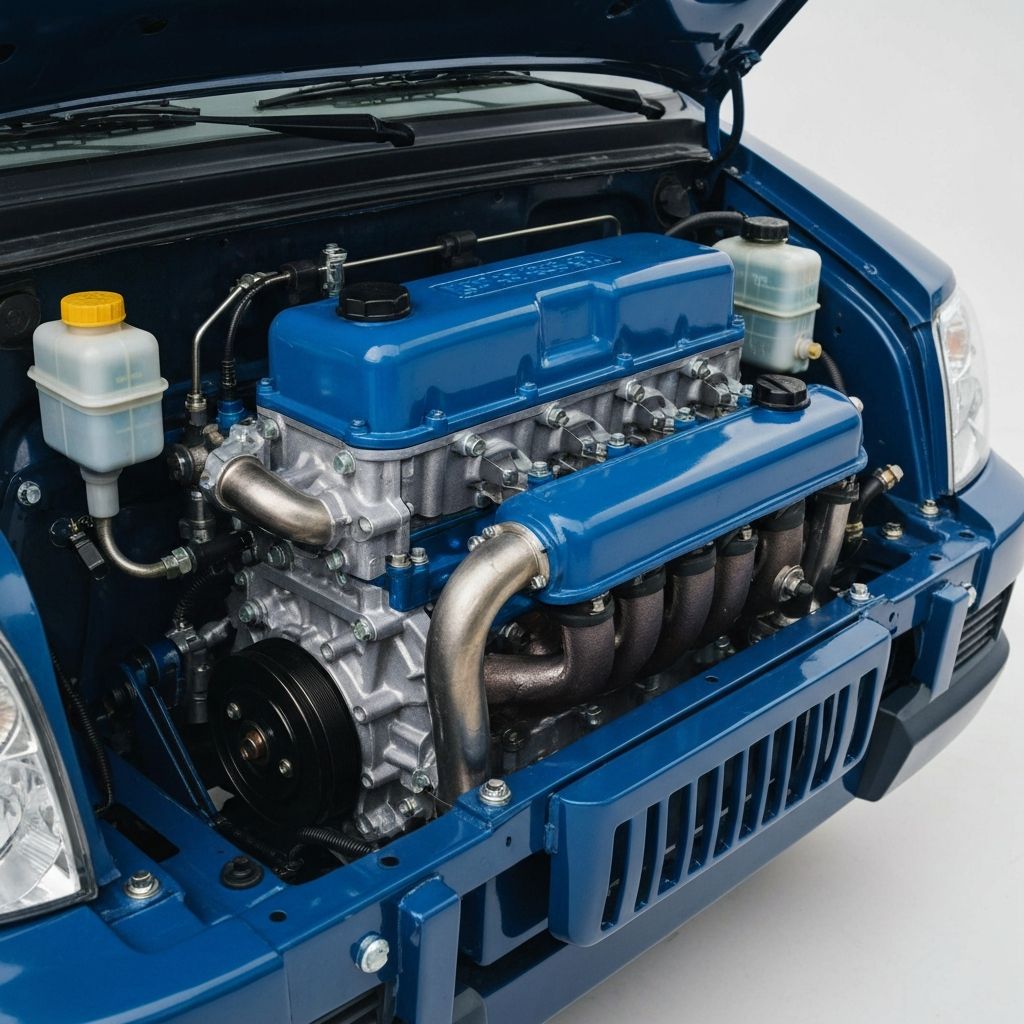 Inspected kei truck engine