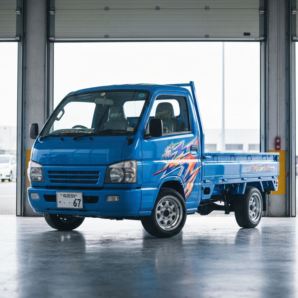 Selection of Japanese mini trucks